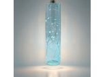 2.02 Led Cilindro Di Vetro Tubo - Circa 24 X Ø 6 Cm - 20 Led Decorazione Appesa Con Batteria E Timer - Colore: Aqua Spa