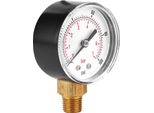 Manometro 50 Mm 1/4 Bspt Filettatura In Ottone Per Carburante Aria Olio Gas Acqua (0-100PSI 0-7Bar)