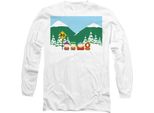 South Park - Maglietta "Bus Stop"" Per Uomo/Donna Unisex TV11113 (L) (Bianco)"