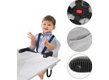 Aopunly Sedile Da Tavolo Pieghevole Per Bambini Sedile Da Sedia Pieghevole Per Bambini 6-36 Mesi Tavoli Da Sedia Per Bambini Seggiolino Per Bambini Con Morsetti Antiscivolo (42X36X27Cm)