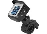 Sistema Di Monitoraggio Della Pressione Degli Pneumatici Sistema Di Monitoraggio Della Pressione Degli Pneumatici Senza Fili Ad Energia Solare Con 2 Sensori Esterni Temp E Pressione Display Lcd Auto-Allarme Auto Sleep & Awake Per Moto