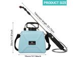 Spruzzatore Elettrico Da Giardinaggio A Spalla Usb Ricaricabile Strumenti Per L'agricoltura Con 3 Ugelli Di Nebulizzazione 5L Annaffiatoio E Tracolla, Bottiglia D'acqua Atomizzante Spruzzatore D'acqua Multifunzionale Giardino Piante Spruzzatore Finestra Strumento Di Pulizia