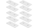10Pcs Piastra Di Giunzione In Alluminio Piatto Di Collegamento Rinforzo Verticale Strumento Di Connessione3030?2 Foro