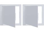 Vidaxl Pannelli Di Accesso 2 Pezzi Bianco 20 X 20 Cm Plastica Abs