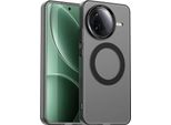 Custodia Magnetica Per Xiaomi Redmi K80, Sottile Custodia Traslucida Opaca Antiurto Nero