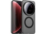 Custodia Magnetica Per Xiaomi 15 Ultra, Sottile Custodia Traslucida Opaca Antiurto Nero