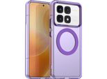 Custodia Magnetica Per Xiaomi Redmi K70 Ultra, Sottile Custodia Antiurto Traslucida Opaca Viola