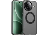 Custodia Magnetica Per Xiaomi Redmi K80 Pro, Sottile Custodia Traslucida Opaca Antiurto Nero