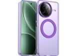 Custodia Magnetica Per Xiaomi Redmi K80 Pro, Sottile Custodia Traslucida Opaca Antiurto Viola