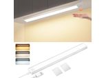 Zmh Luce Sottopensile Cucina Led 40CM Illuminazione Armadio Con Rilevatore Di Movimento Dimmerabile 3 Temperature Colore Luce Armadio Striscia Luminosa Ricaricabile Usb