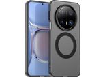 Custodia Magnetica Per Huawei Mate 70, Sottile Custodia Traslucida Opaca Antiurto Nero