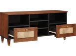 Vidaxl Armadi E Scaffali Per Media Marrone 100 X 33,5 X 46 Cm