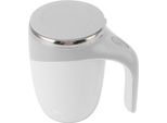 Tazza Da Caffè Con Agitatore Magnetico Automatico Miscelatore Elettrico A Batteria Con Rivestimento In Acciaio Inox Bianco