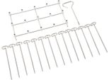 Spit Frittyer Grill Rack Set Griglia Verticale In Acciaio Inox Rotante Per Ninja DZ201 Foodi 8 Quart