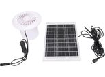 Ventilatore Di Scarico Ad Energia Solare 6W Pannello Solare Monocristallino Al Silicio Kit Ventilatore Rotondo Per La Casa Dell'animale Domestico Chicken Coop Greenhouse