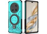 Resistente Cover Per Cellulare Per Honor X9C /Honor Magic7 Lite, Robusta Custodia Con Supporto Ad Anello, Supporto Magnetico E Supporto Verde Menta