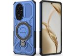 Resistente Cover Per Cellulare Per Honor 200, Robusta Custodia Con Supporto Ad Anello, Supporto Magnetico E Supporto Blu