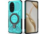Resistente Cover Per Cellulare Per Honor 200, Robusta Custodia Con Supporto Ad Anello, Supporto Magnetico E Supporto Verde Menta