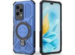 Resistente Cover Per Cellulare Per Honor 200 Lite, Robusta Custodia Con Supporto Ad Anello, Supporto Magnetico E Supporto Blu