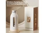 Frullatore Personale Da 80W Per Frullati E Smoothie Con Batteria Ricaricabile Da 1500Mah Tipo C Frantuma Ghiaccio 4 Lame 14 Oz Frullatore Portatile Per Lo Sport, La Casa E I Viaggi All'aperto