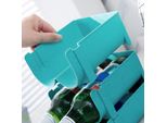 Porta Lattine Di Birra Impilabili Lattine Di Stoccaggio Rack Frigorifero Bevande In Scatola Organzier (Blu)