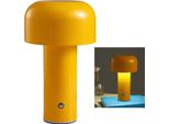 Fungo Lampada Da Tavolo Tre Colori Led Perline Di Luce Stepless Dimming Fungo Lampada Luce Notturna Per La Camera Da Letto Comodino Giallo