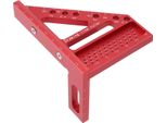 Falegname Foro Quadrato Scribing Righello 45 90 Gradi In Lega Di Alluminio 3D Righello Di Misura Per La Lavorazione Del Legno Ingegneria