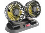 Ventola Di Raffreddamento Auto A Doppia Testa Regolabile Connettore Accendisigari Circolatore D'aria Multifunzione Per Veicoli Tipo 12V
