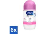 Sanex - Deodorante - Dermo Invisibile - Visibile E Invisibile - 50 Ml - Confezione Risparmio - 6 Pezzi