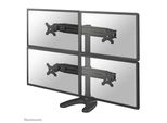 Neomounts FPMA-D700DD4 Supporto Da Tavolo Per Tv A Schermo Piatto 76,2 Cm (30") Nero"