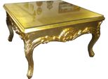 Casa Padrino Tavolino Barocco Oro - Tavolo Da Divano - Tavolo Da Soggiorno - Tavolino Da Salotto