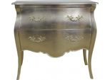 Casa Padrino Cassettiera Barocca Argento Mobile 95 Cm