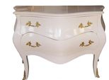 Casa Padrino Cassettiera Barocca Rosa/Oro 130 X 87 X 58 Cm - Mobili Barocchi - Edizione Limitata