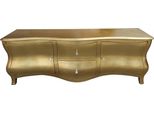 Casa Padrino Cassettiera Tv Barocca Oro Anticato 173 Cm - Mobile Tv - Credenza