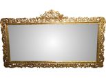 Casa Padrino Specchio Da Parete Barocco Oro 207 X H. 120 Cm - Specchio Barocco - Edizione Limitata