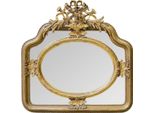 Casa Padrino Specchio Da Parete Barocco Oro 107 X H. 107 Cm - Nobile E Magnifico