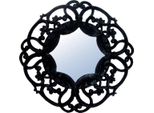 Casa Padrino Specchio / Specchio Da Parete Nero Ø 100 Cm - Mobili Art DéCo
