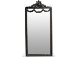 Casa Padrino Specchio Barocco Nero 120 X H. 242 Cm - Specchio Da Parete Barocco