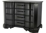 Casa Padrino Cassettiera In Mogano 120 X 60 X H. 91 Cm - Edizione Limitata