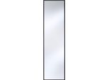 Casa Padrino Specchio Con Cornice In Legno Nero 35 X H. 130 Cm - Specchio Da Parete Per Soggiorno