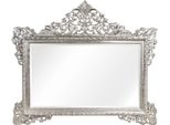 Casa Padrino Specchio Da Parete Barocco Argento 190 X H. 155 Cm - Specchio Da Salotto In Stile Barocco