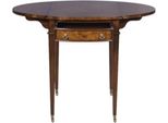 Casa Padrino Tavolino Con Cassetto Marrone / Marrone Chiaro 89 X 76 X H. 64 Cm - Tavolino Da Salotto Con Rotelle
