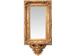 Casa Padrino Specchio Barocco Con Console Di Base Oro 34,5 X H. 68 Cm - Specchio Da Parete Barocco