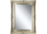 Casa Padrino Specchio Barocco Argento 91 X H. 120 Cm - Magnifico Specchio Da Parete Con Cornice In Legno E Splendide Decorazioni