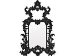 Casa Padrino Specchio Da Parete Per Soggiorno In Stile Barocco Nero 124 X H. 190 Cm - Edizione Limitata
