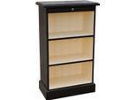 Casa Padrino Libreria In Stile Country Nero / Crema 58 X 32 X H. 98 Cm - Mobili Da Ufficio In Stile Country