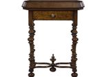 Casa Padrino Tavolino Barocco Con Cassetto Marrone/Marrone Scuro 58 X 42 X H. 69 Cm - Mobili Barocchi