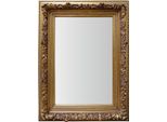 Casa Padrino Specchio Da Parete Barocco Oro H 180 X L 60 Cm - Nobile E Magnifico - Look Vintage - Specchio Antico Magnifico Specchio