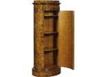 Casa Padrino Cassettiera Liberty Con Anta Marrone Chiaro 62 X 39 X H. 145 Cm - Mobili Barocchi E Liberty