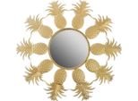 Specchio Di Design Casa Padrino / Specchio Da Parete Design Ananas Oro Ø 50 Cm - Mobili Di Design